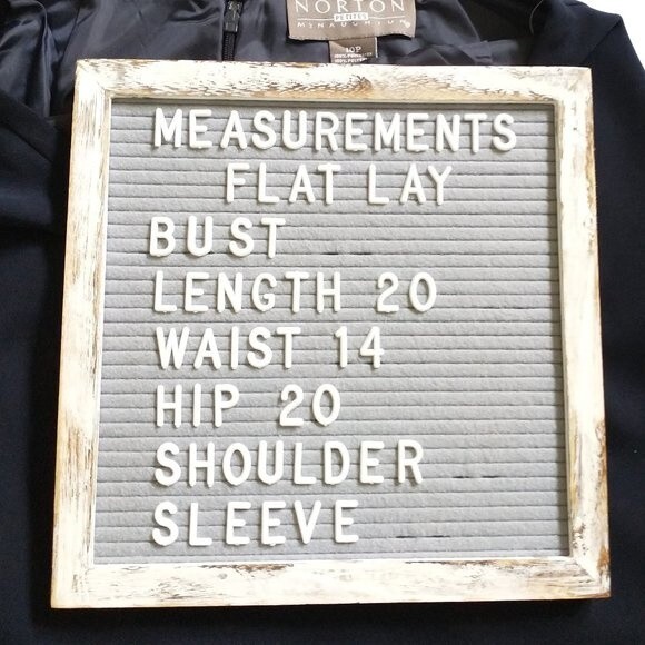 Norton McNaughton Dark Blue Navy Pencil Skirt Size 10P Career Knee Length NWT - Picture 9 of 9